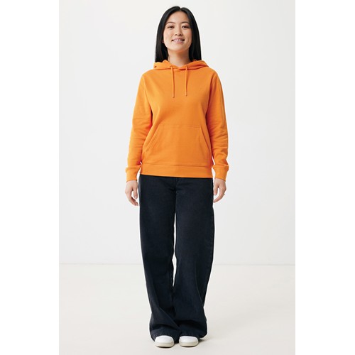 orange IQONIQ Rila Sudadera Capucha Light Weight Algodón Reciclado