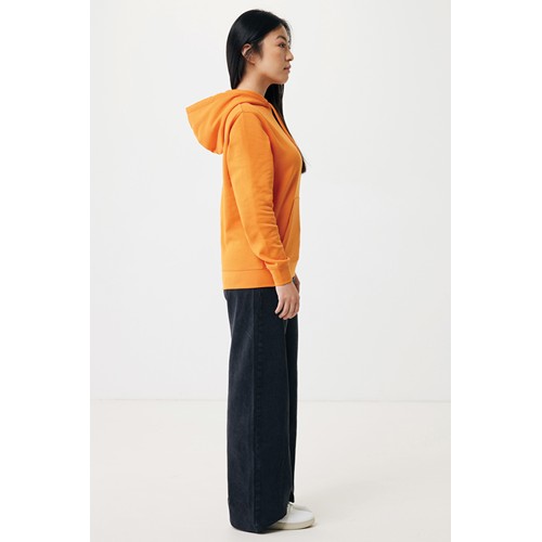 orange IQONIQ Rila Sudadera Capucha Light Weight Algodón Reciclado