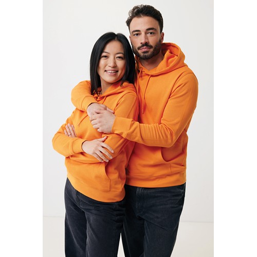 orange IQONIQ Rila Sudadera Capucha Light Weight Algodón Reciclado