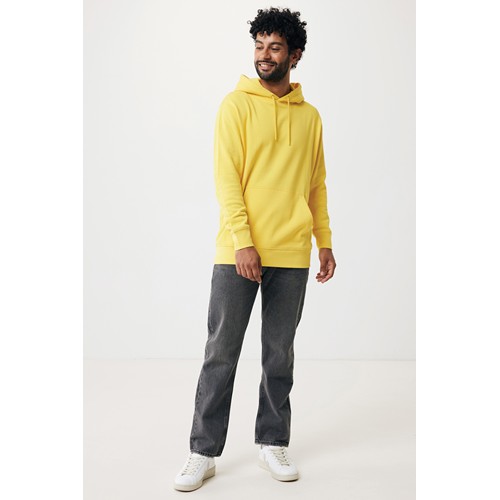 yellow IQONIQ Rila Sudadera Capucha Light Weight Algodón Reciclado