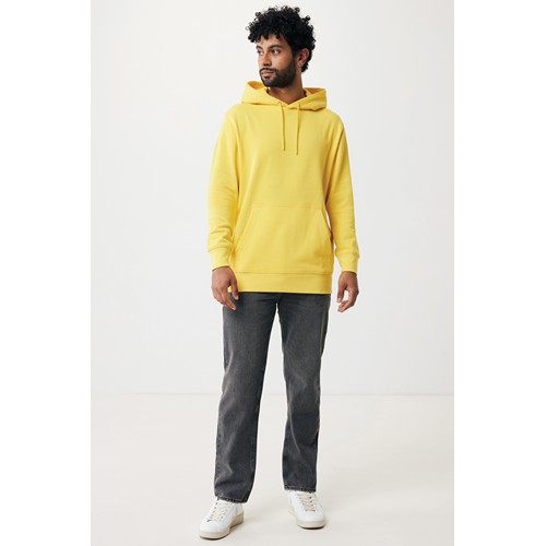 yellow IQONIQ Rila Sudadera Capucha Light Weight Algodón Reciclado