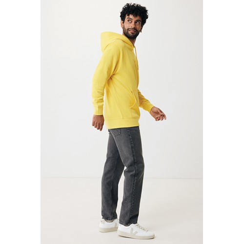 yellow IQONIQ Rila Sudadera Capucha Light Weight Algodón Reciclado