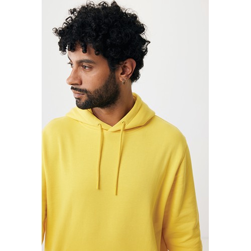 yellow IQONIQ Rila Sudadera Capucha Light Weight Algodón Reciclado