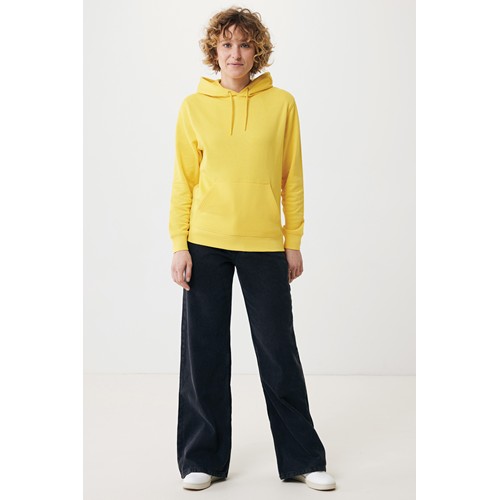 yellow IQONIQ Rila Sudadera Capucha Light Weight Algodón Reciclado