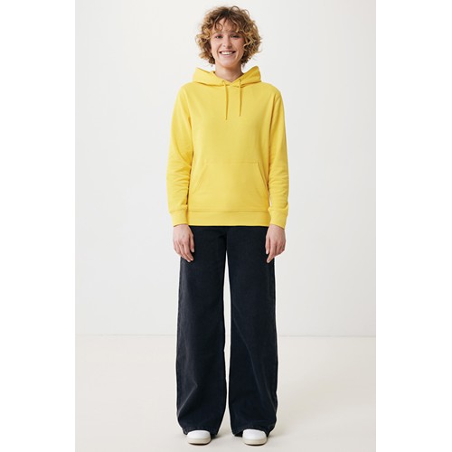 yellow IQONIQ Rila Sudadera Capucha Light Weight Algodón Reciclado
