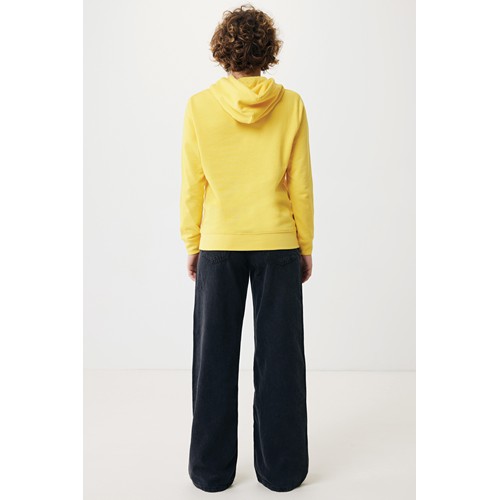 yellow IQONIQ Rila Sudadera Capucha Light Weight Algodón Reciclado