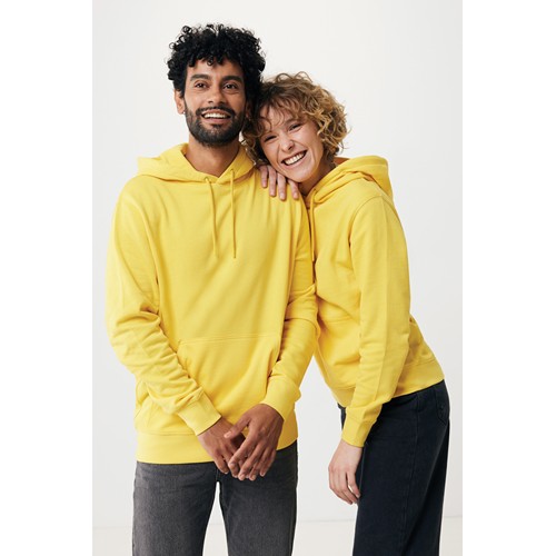 yellow IQONIQ Rila Sudadera Capucha Light Weight Algodón Reciclado