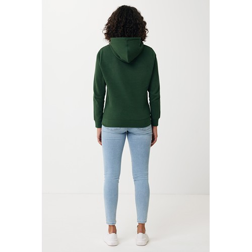 verde bosque IQONIQ Rila Sudadera Capucha Light Weight Algodón Reciclado