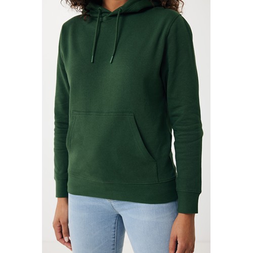verde bosque IQONIQ Rila Sudadera Capucha Light Weight Algodón Reciclado