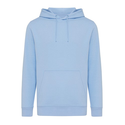 azul celeste IQONIQ Rila Sudadera Capucha Light Weight Algodón Reciclado