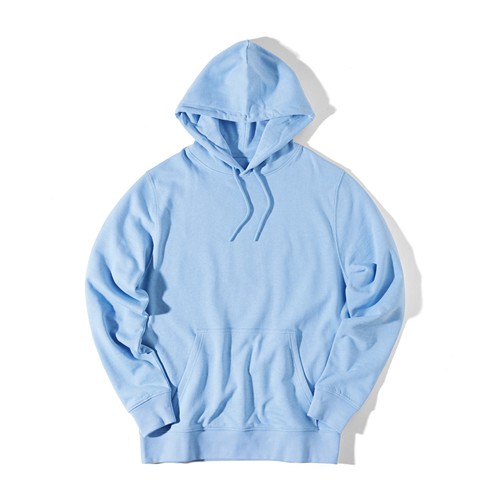 azul celeste IQONIQ Rila Sudadera Capucha Light Weight Algodón Reciclado