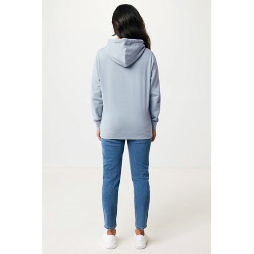 azul celeste IQONIQ Rila Sudadera Capucha Light Weight Algodón Reciclado