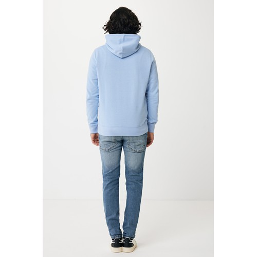 azul celeste IQONIQ Rila Sudadera Capucha Light Weight Algodón Reciclado