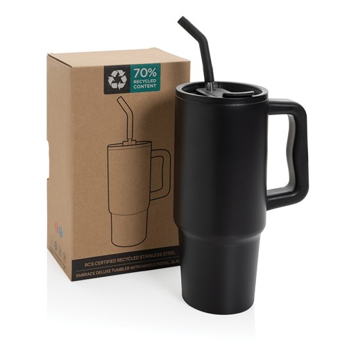 Mug 900ml en acier inoxydable recyclé Embrace RCS - 4