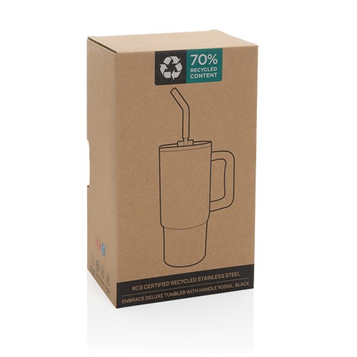 Mug 900ml en acier inoxydable recyclé Embrace RCS - 12