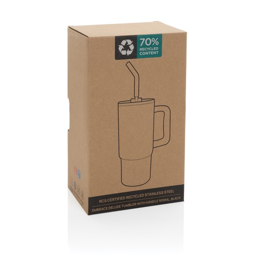 Vaso Embrace deluxe RCS acero inoxidable reciclado de 900ml.