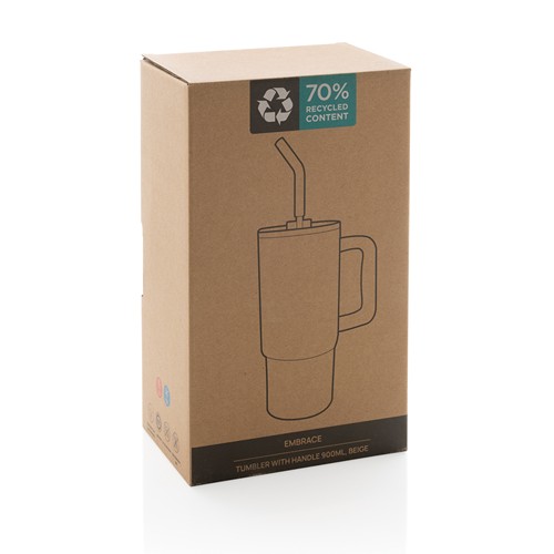 Vaso Embrace deluxe RCS acero inoxidable reciclado de 900 ml