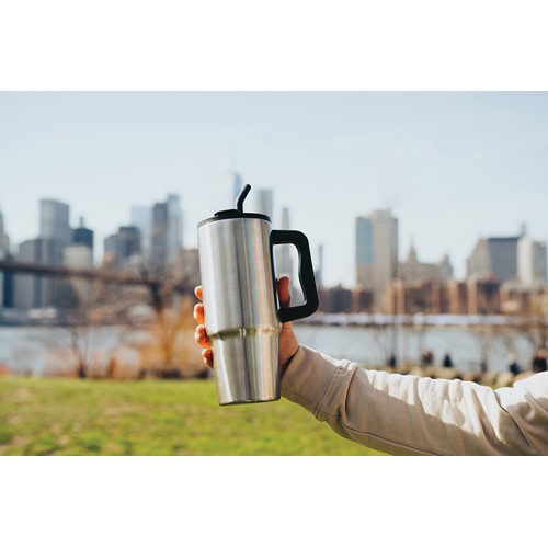 Mug 900ml en acier inoxydable recyclé Embrace RCS - 10