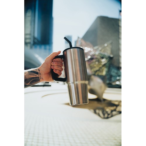 Mug 900ml en acier inoxydable recyclé Embrace RCS - 11