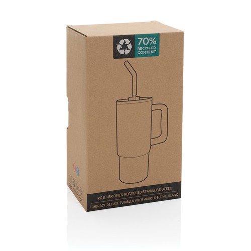 Vaso Embrace deluxe RCS acero inoxidable reciclado de 900 ml