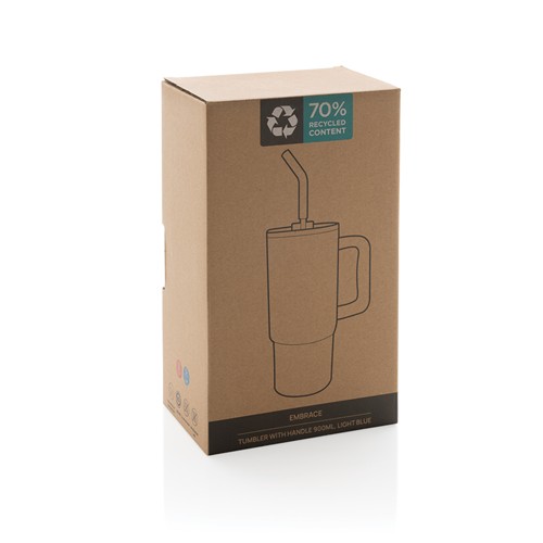 Vaso Embrace deluxe RCS acero inoxidable reciclado de 900 ml