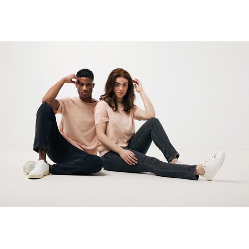 melocotón IQONIQ Teide Camiseta Boxy Fit Algodón Reciclado