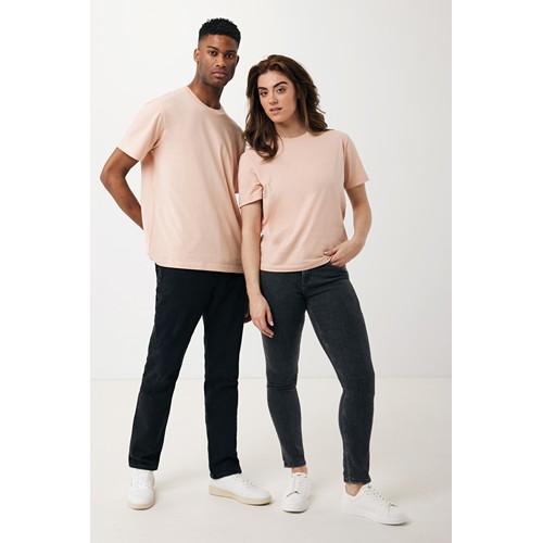 melocotón IQONIQ Teide Camiseta Boxy Fit Algodón Reciclado