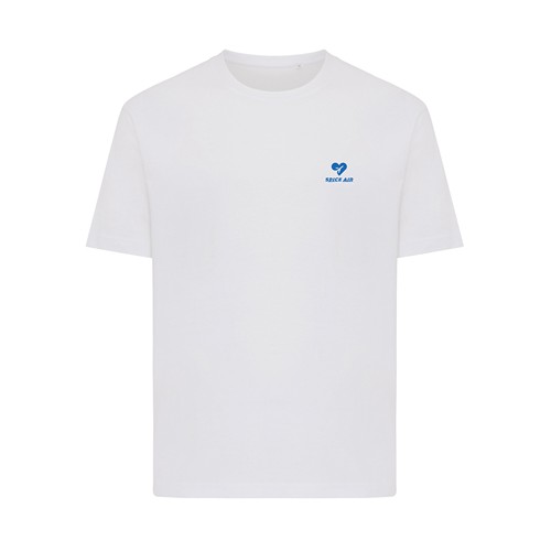 white IQONIQ Teide Camiseta Boxy Fit Algodón Reciclado