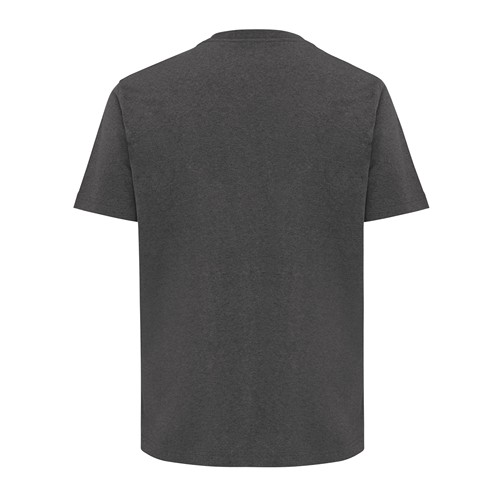 antracita chiné IQONIQ Teide Camiseta Boxy Fit Algodón Reciclado