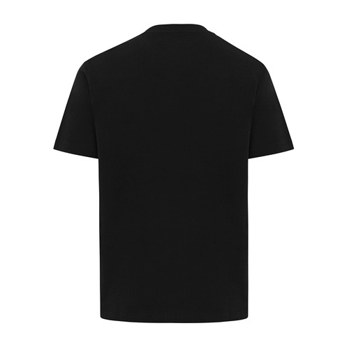 black IQONIQ Teide Camiseta Boxy Fit Algodón Reciclado