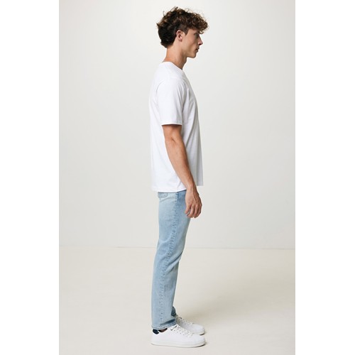 white IQONIQ Teide Camiseta Boxy Fit Algodón Reciclado