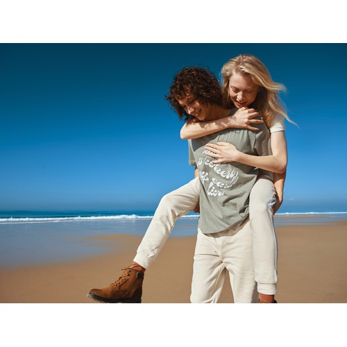 natural Camiseta IQONIQ Teide de algodón reciclado