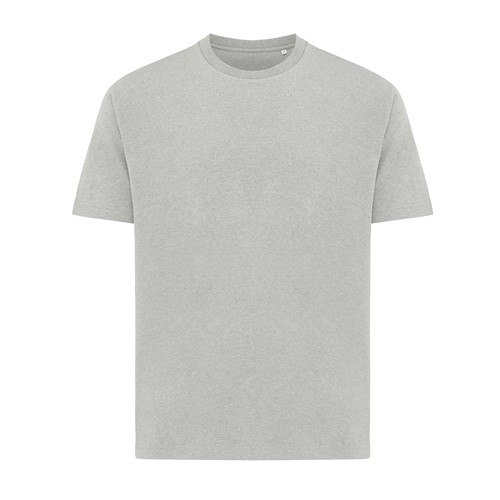 gris chiné IQONIQ Teide Camiseta Boxy Fit Algodón Reciclado