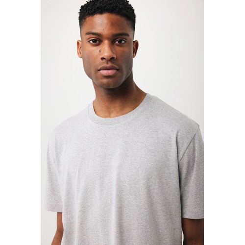 gris chiné Camiseta IQONIQ Teide de algodón reciclado