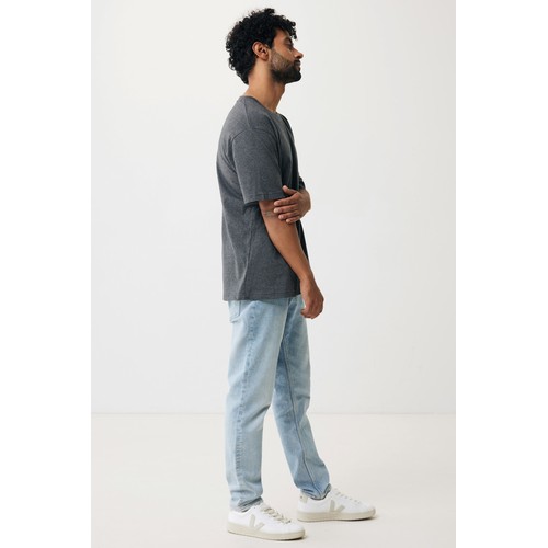 antracita chiné Camiseta IQONIQ Teide de algodón reciclado