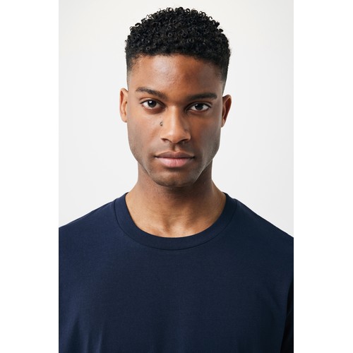 azul marino Camiseta IQONIQ Teide de algodón reciclado