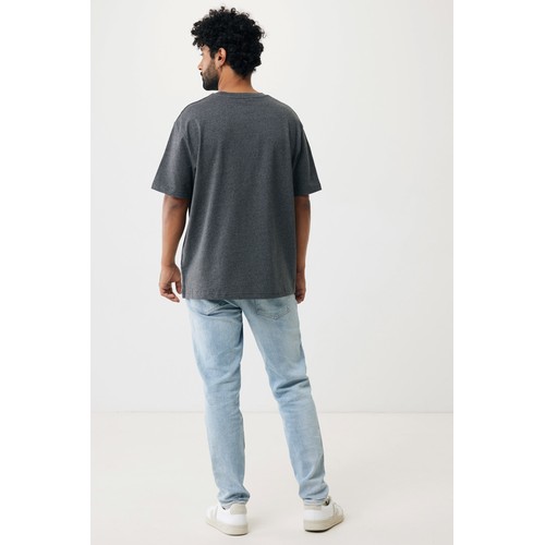 antracita chiné Camiseta IQONIQ Teide de algodón reciclado