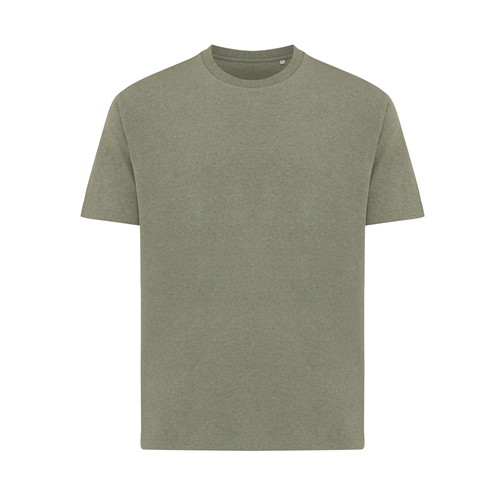 verde chiné IQONIQ Teide Camiseta Boxy Fit Algodón Reciclado