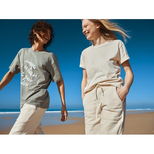 verde chiné Camiseta IQONIQ Teide de algodón reciclado