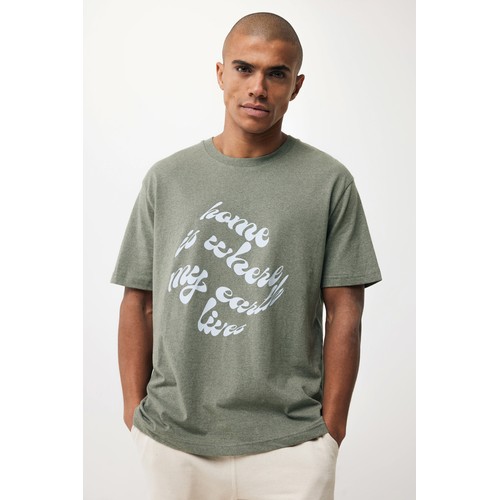 verde chiné Camiseta IQONIQ Teide de algodón reciclado