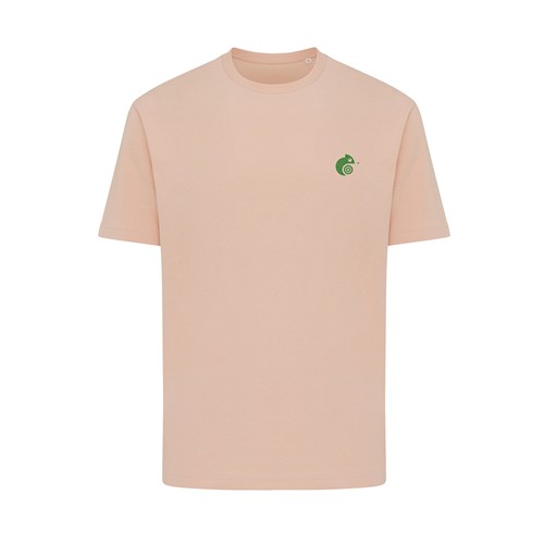 melocotón IQONIQ Teide Camiseta Boxy Fit Algodón Reciclado
