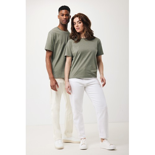 verde chiné IQONIQ Teide Camiseta Boxy Fit Algodón Reciclado