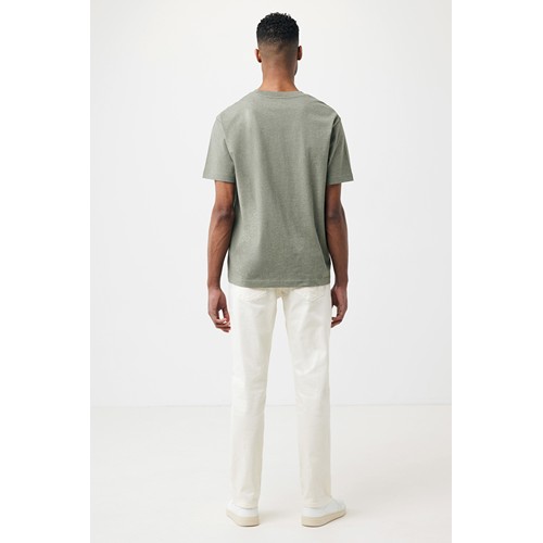 verde chiné IQONIQ Teide Camiseta Boxy Fit Algodón Reciclado