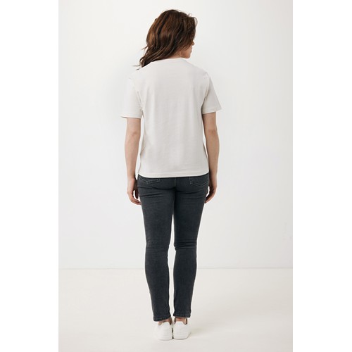 marfil IQONIQ Teide Camiseta Boxy Fit Algodón Reciclado