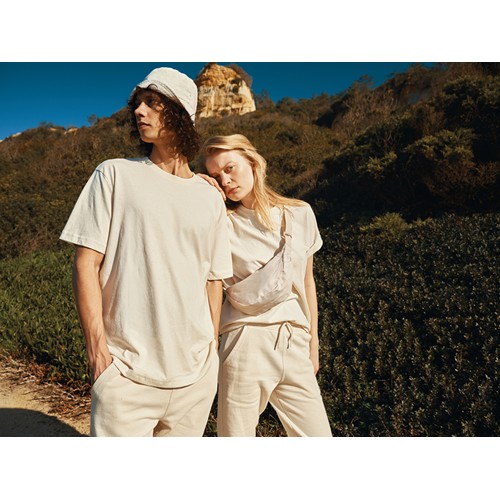 natural IQONIQ Teide Camiseta Boxy Fit Algodón Reciclado