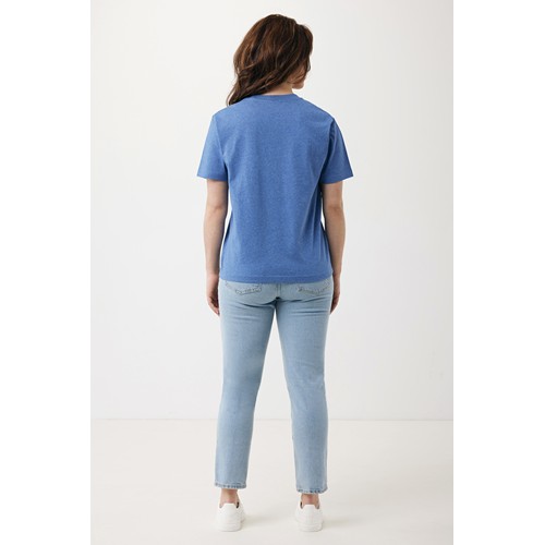 azul chiné IQONIQ Teide Camiseta Boxy Fit Algodón Reciclado