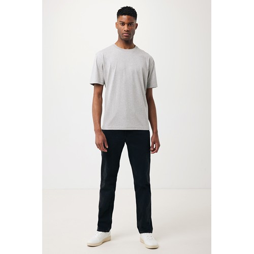 gris chiné IQONIQ Teide Camiseta Boxy Fit Algodón Reciclado