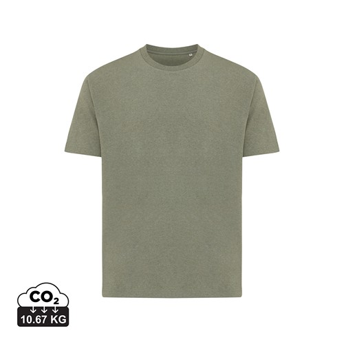 verde chiné IQONIQ Teide Camiseta Boxy Fit Algodón Reciclado