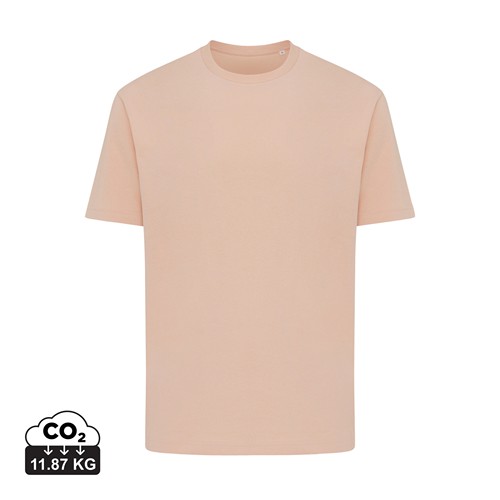 melocotón IQONIQ Teide Camiseta Boxy Fit Algodón Reciclado