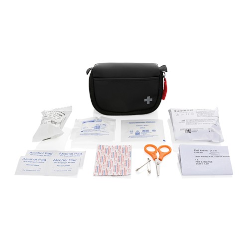 Set premiers secours taille poste en PU nubuck recyclé RCS - 3